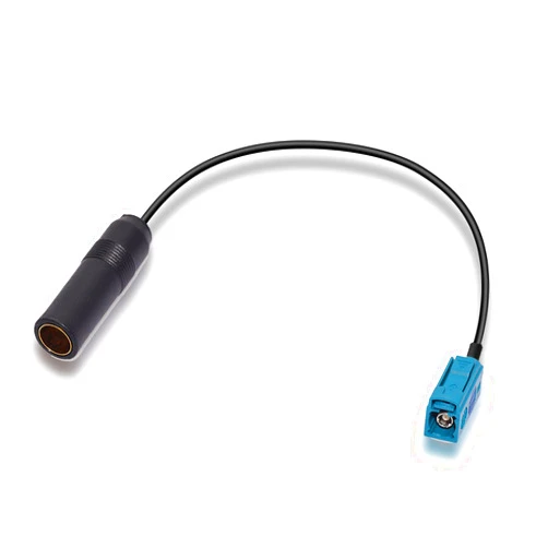 Bingfu Universal Vehicle Car Stereo FM AM Radio Antenna Adapter Cable Fakra Z Female to DIN Socket Connector Cable 15cm 6 inch for Car Stereo Audio HD Radio Head Unit CD Media Player Receiver