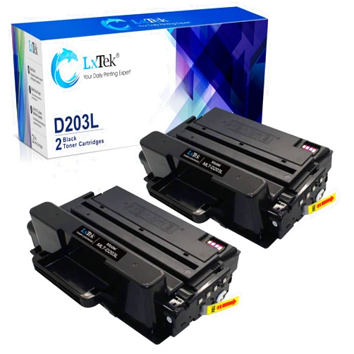 LxTek Compatible Toner Cartridge Replacement for Samsung 203 203L MLT-D203L to use with ProXpress SL-M4020ND SL-M4070FR SL-M3320ND SL-M3870FW SL-M3370FD SL-M3820DW Printer (2 Black, High Yield)