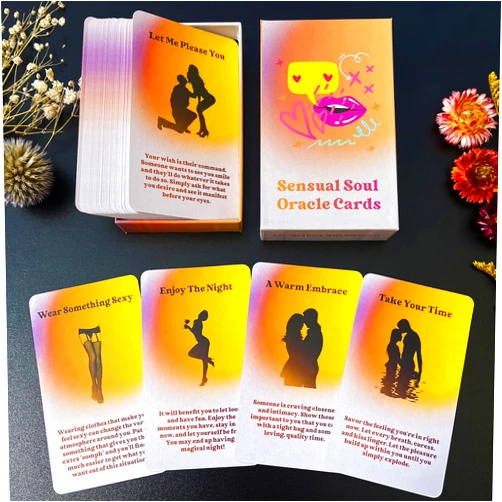 DPEHAKMK Soul Oracle Deck, Love Romance Oracle Cards Reading, Answer Questions Surrounding Relationships, Passionate Romance and Love