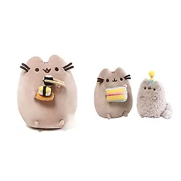 GUND Store GUND Pusheen Snackables Sushi Chopsticks Plush Stuffed Animal Cat, 9.5