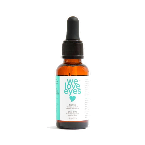 We Love Eyes - 100% All Natural Tea Tree Makeup Remover Oil - Effortlessly remove waterproof makeup and eyeliner - Made with Australian Tea Tree - Cruelty Free - Vegan