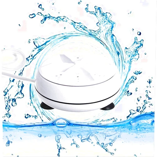 Danisse Portable Washing Machine, Mini Ultrasonic Washing Machine 3 in 1 Dishwashers Ultrasonic Waves Suitable for Home, Business, Travel, College Room, RV, Apartment (3.5IN)