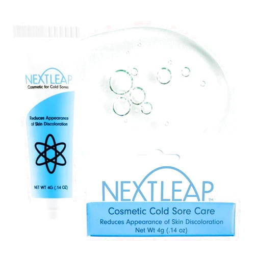 Next Leap Fast Acting Cold Sore Treatment with an enhanced form of Lysine that helps you return to your normal appearance more quickly after an outbreak is felt. Clear, Odorless, Fast Absorbing Gel .14 oz