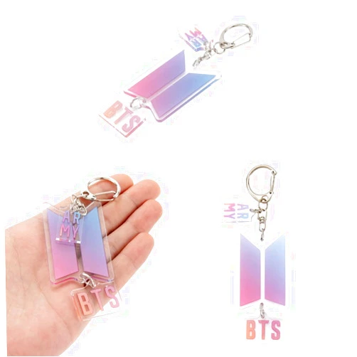 YANENG Kpop Bangtan Boys Merch Keychain Pendant Key Ring Bagpack Keychain School Bag Accessory for Army Fans Gift