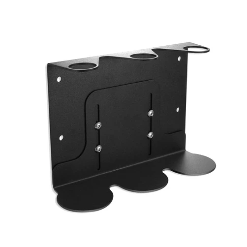 KUSVADO Wall Mount Soap Dispenser Holder with Adjustable Tray, 304 Stainless Steel Rustproof Shower Dispenser Holder for Refillable Bottles (Triple)