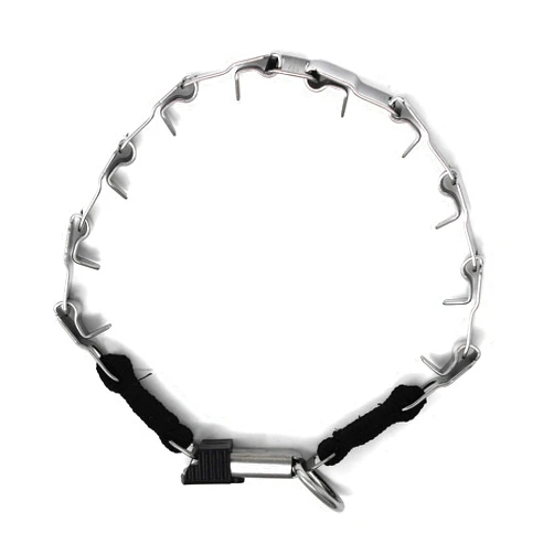 Herm Sprenger Neck Tech Stainless Steel Prong Dog Training Collar with Quick Release Buckle Pet Pinch Collar No-Pull Collar for Dogs Made in Germany 19 inches