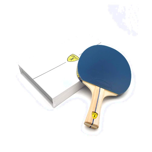 Killerspin Classic Racket, Ping Pong Paddle for Beginners, Jet Basic Rubber Grips, Flared Handle, Blue