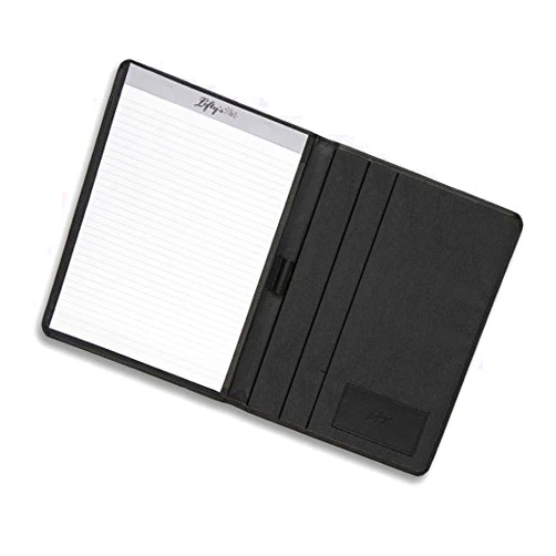 Lefty's The Left Hand Lefty's Left-Handed Black Eco-Leather Padfolio