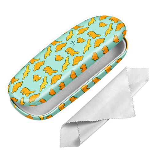 Fintie Hard Shell Eyeglasses Case, Portable Protective Glasses Cover Eyeglass Holder Box with Cleaning Cloth for Men Women