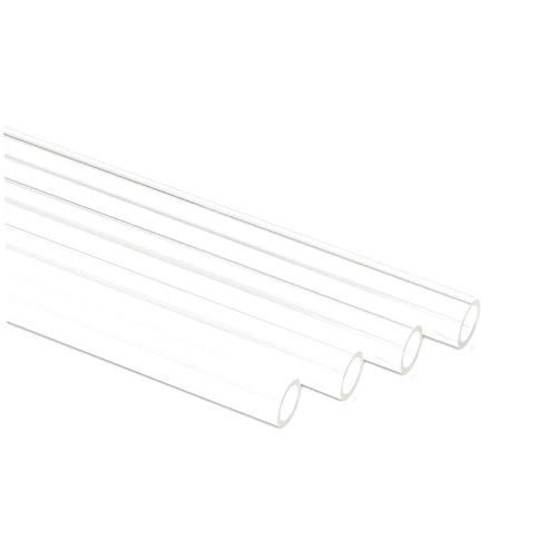 EKWB EK-HD PETG Tube, 10/12mm, 1000mm, Clear, 4-Pack
