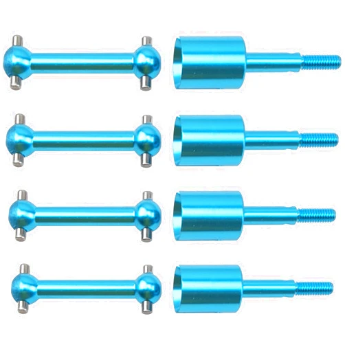 Share Goo ShareGoo Metal Drive Shaft Dog Bone Dogbone & Wheel Stub Axle Cup Compatible with Tamiya TT01 TT-01 TT01D TT02 TT-02 1/10 RC Car Upgrade Parts