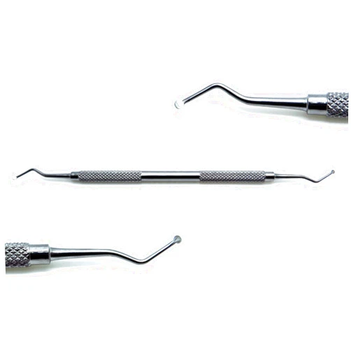 Premium Instruments New Dental Restorative Excavator 127/128, 2mm Spoon New Double Ended Instrument