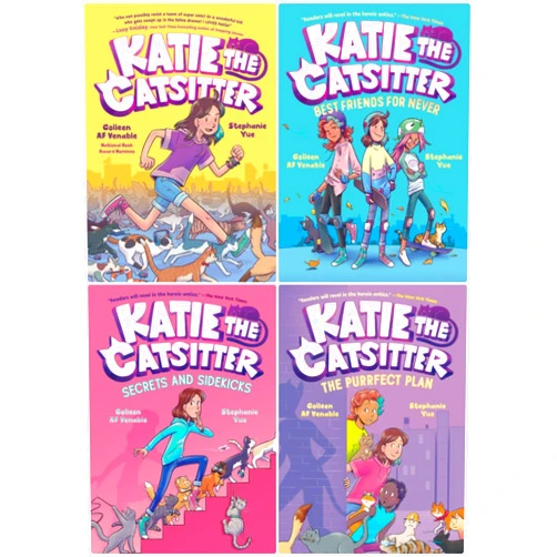By Colleen AF Venable (Author), Stephanie Yue (Author) Katie the Catsitter Series 4 Books Set - Katie the Catsitter, Best Friends for Never, Secrets and Sidekicks, The Purrfect Plan