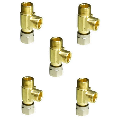 Miiflex Brass Angle Stop Add-A-Tee Valve 3/8