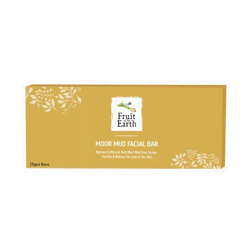 Modicare FRUIT OF THE EARTH MOOR MUD FACIAL BAR 4x 24 gm