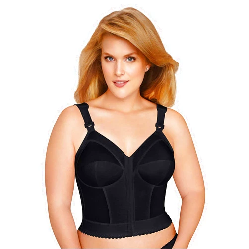 Exquisite Form 5107530 FULLY Slimming Wireless Back & Posture Support Longline Bra with Front Closure