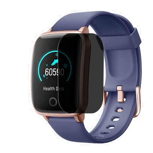 Puccy Privacy Screen Protector Film, compatible with KUNGIX ID205S smartwatch Smart Watch Anti Spy TPU Guard （ Not Tempered Glass Protectors ）