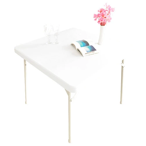 Monibana Cocktail Fitted Spandex Stretch Square Table Covers Caps Elastic Square Tablecloth White Table Topper 34x34 Inch