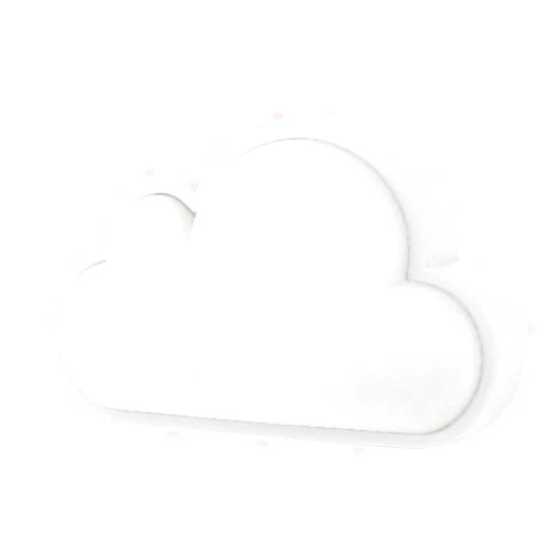 LoveNite Cloud Light Sensor Night Light for Baby Nursery Child,Intelligent LED Wall Lamp Plug in for Bedside Bedroom Hallway (White)