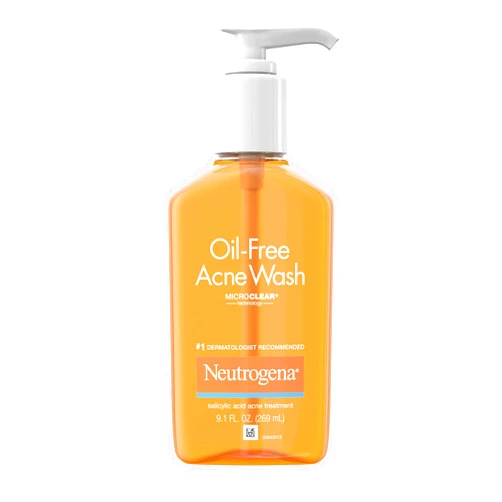 Neutrogena Oil-Free Facial Cleanser with Salicylic Acid for Acne-Prone Skin, 9.1 fl. oz