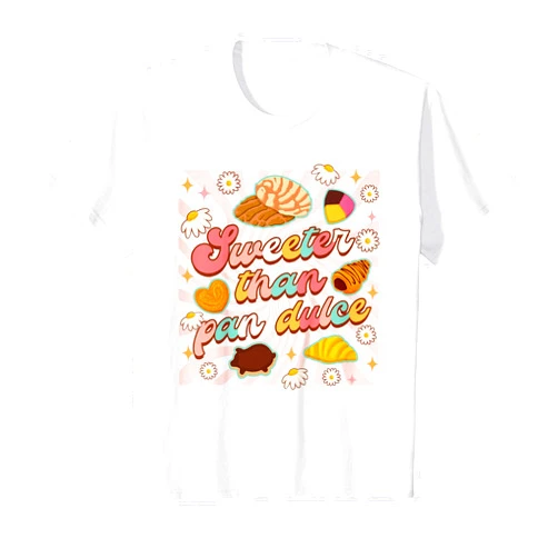 Mexican Baby Sweeter Than Pan Dulce Kids Spanish Mexican Baby Shower Concha Sweeter Than Pan Dulce T-Shirt