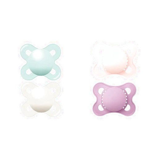 MAM Original Start Matte Newborn Baby Pacifier, Best Pacifier for Breastfed Babies, Sterilizer Case & Original Matte Baby Pacifier, Nipple Shape Helps Promote Healthy Oral Development