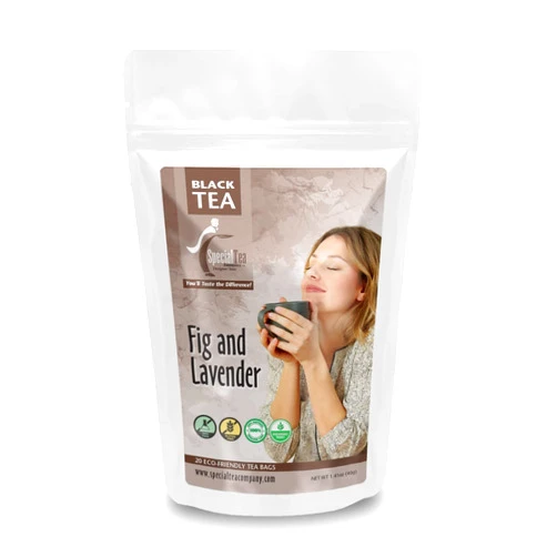 SpecialTea Company Special Tea Fig and Lavender Black Tea, 20 Tea Bags