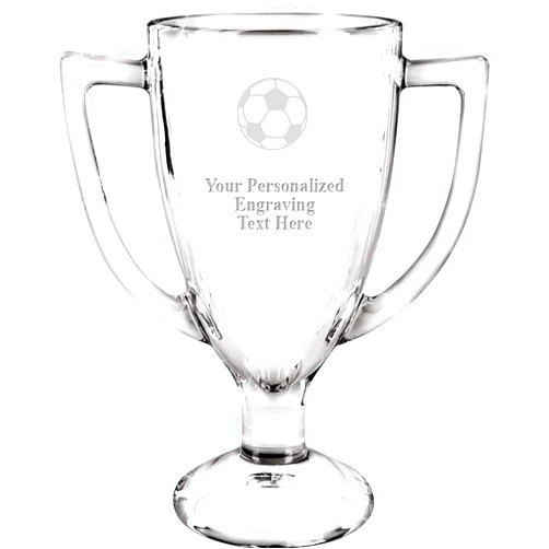Crown Awards Personalized Glass Trophy, 7