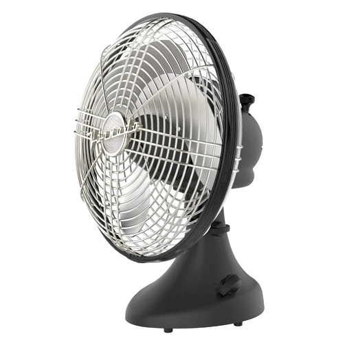 Vornado Silver Swan S Small Room Oscillating Fan, Matte Black