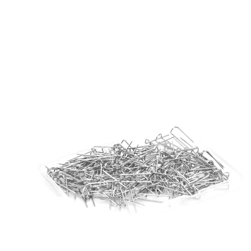 HEEPDD Sewing U Pins with U Shaped Design, 200Pcs Stainless Steel Wide Application Fork Pins (17mm 200 pieces/box)