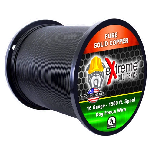 Extreme Dog Fence 16 Gauge Wire 1500 Ft - Heavy Duty Pet Containment Wire Compatible with Every In-Ground Fence System for Dogs - Heavy Duty Hybrid Extra Strength Steel…
