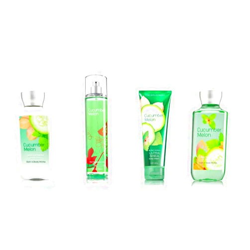 Bath & Body Works Cucumber Melon Set | Shower Gel, Body Lotion, Body Cream & Fragrance Mist