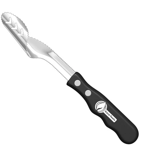 Cave Tools Jalapeno Pepper Corer and Deseeder to Peel or Slice Off Bell, Banana, or Chili Pepper Tops/Stems For Roasting Poppers on Grill, Smoker, or Oven - Kitchen and BBQ Accessories