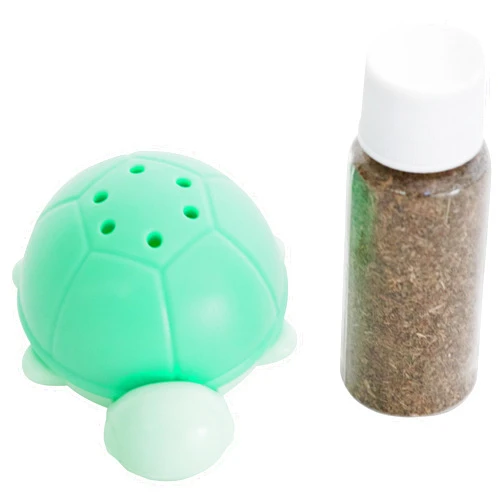 Catstages Wobble Turtle Catnip Diffuser Refillable Cat Toy