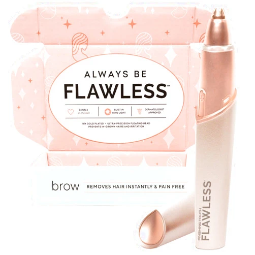 Finishing Touch Flawless Brows Eyebrow Hair Remover Electric Razor for Women