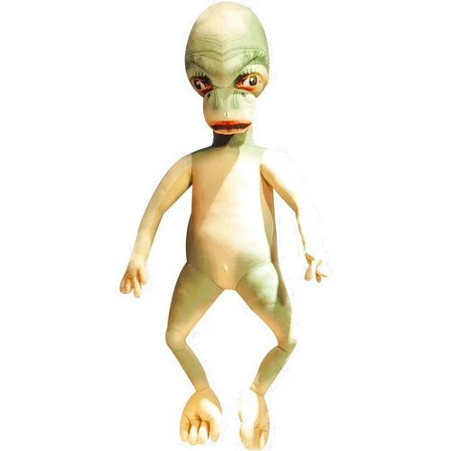 RRSDJJ 20 Inch Tall Alien Plush Toy, Alien Stuffed Animal ，Cuddly Alien Soft Toy Suitable for All Ages Toy Figure，Birthday Party Favors for Boys and Girls, Stress Relief Toys for Kids and Adults (Green)