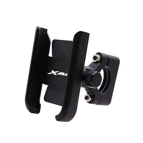 MUFENGMOTO for Yamaha XMAX300 XMAX400 Xmax X-MAX Xmax Motorcycle Handlebar Mobile Phone Holder GPS Stand Bracket(Handlebar Black)