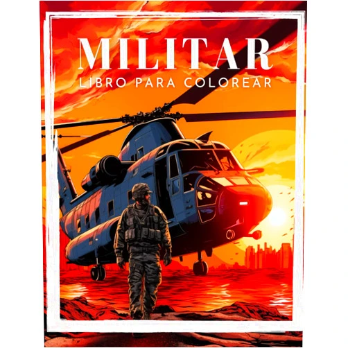 Mira Sanches Libro para colorear Militar Part.2: Para niños de 4 a 12 años, Fuerzas Militares y Del Ejército, Tanques, Helicópteros, Soldados, Armas, Marina, ... de Combate (Spanish Edition)