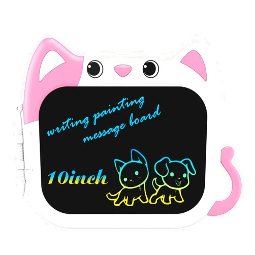 NEWTRENDS LCD Writing Tablet for Kids, Electronic Erasable Drawing Writing Board Toys Gifts for 3 4 5 6 7 8 Years Kids Doodle, 10 Inch Drawing Pad for Playing and Learning, Pink