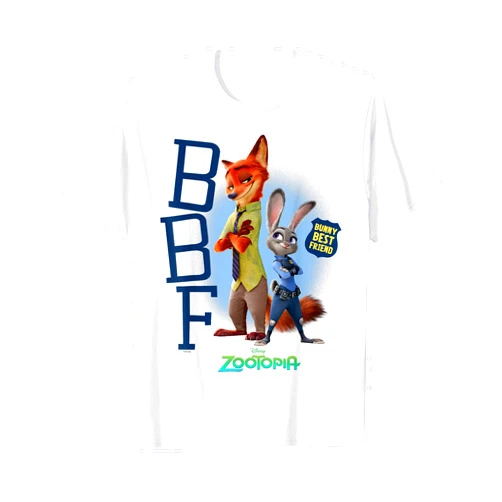 Disney Zootopia - Judy And Nick Bunny's Best Friend BBF T-Shirt