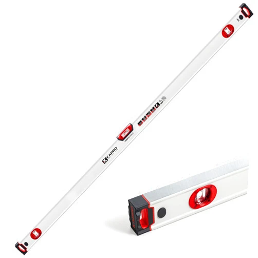 Kapro - 705 Eagle Box Level - OPTIVISION & Plumb Site - Features 2% Gradient, Acrylic Vials, and Wall-Grip - For Masonry and Concrete Jobs - VPA Tested - 48 Inch