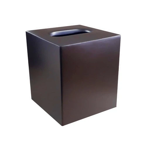 nu steel Basic Square Luxury Tissue Box Holder, Oil Rubbed Bronze