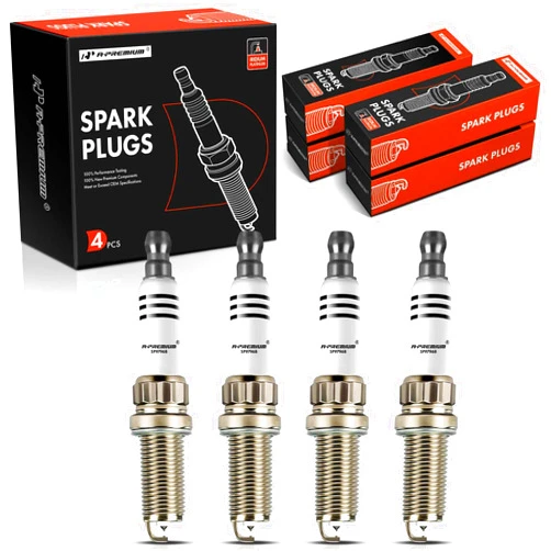 A-Premium Iridium Platinum Spark Plugs Compatible with Mini Cooper 2007-2015, Cooper Countryman 2011-2016, Cooper Paceman 2013-2016, Pack of 4