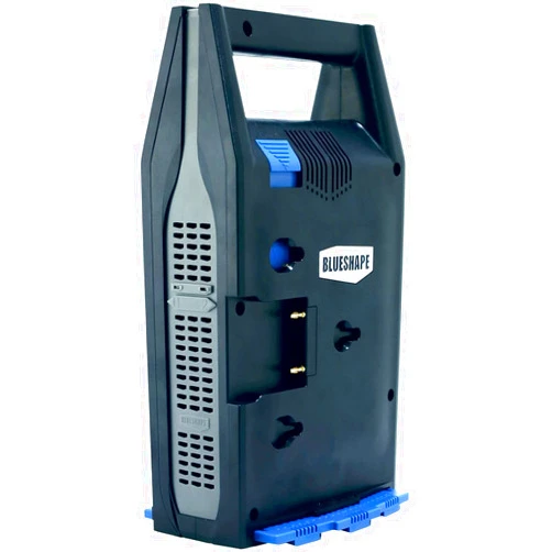 BLUESHAPE CGTR2PV 2-Channel Simultaneous Travel Battery Charger, Gold Mount