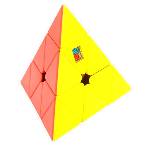 Bukefuno Moyu MoFang JiaoShi Meilong Pyramid Cube stickerless Magic Cubing Pyraminx Meilong 3x3 Speed Cube Moyu Pyramid Puzzle Educational
