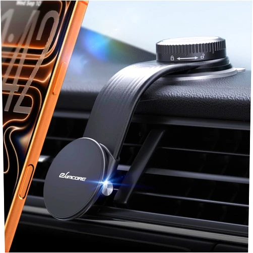 eSamcore for Magsafe Car Mount, Bendable Alloy Arm Magnetic Phone Holders for Your Car Dashboard & Windshield Vacuum Suction Cup Cell Phone Holder Fit for iPhone 17 Pro Max 16 15 14 13 12