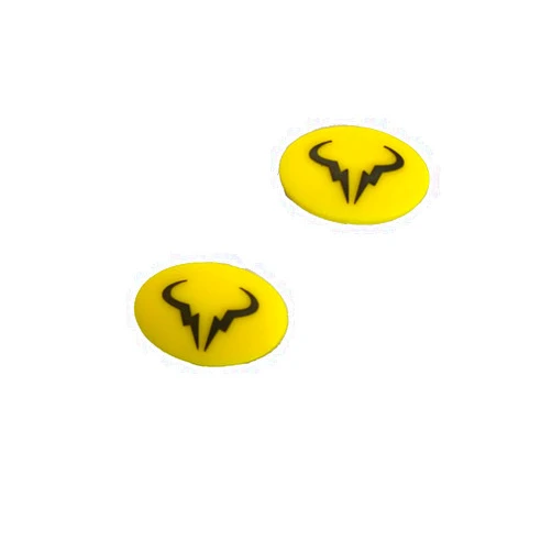 Weiquanji Yellow Bull Dampeners for Tennis Badminton Racquetball Squash Racket Damper Tennis Vibration Dampeners