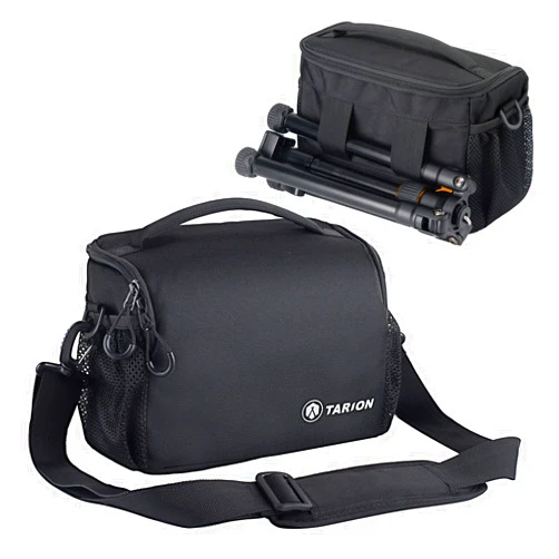TARION Camera Bag Case DSLR Messenger Bag Small Camera Bag DSLR Shoulder Bag Camera Satchel Bag Gadget Bag Crossbody Sling Bag Case for SLR Mirrorless Compact Cameras Street Photography TSB-S