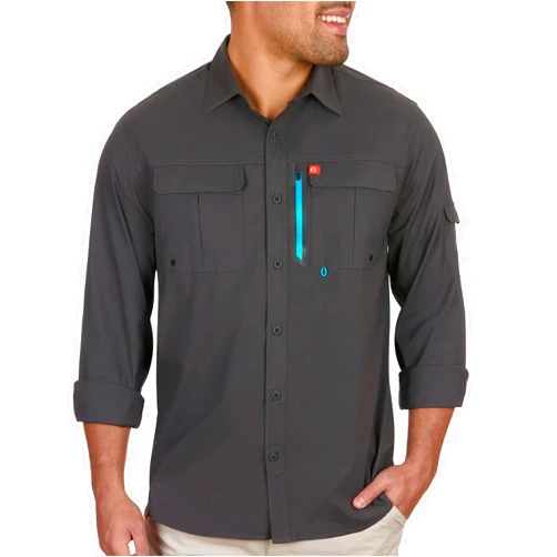 The American Outdoorsman Blackfoot River Long Sleeve Fishing Shirt