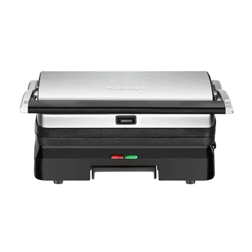 Cuisinart GR-11 Griddler 3-in-1 Grill and Panini Press, Silver